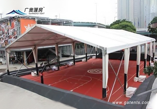 哪種造型的篷房適合作為籃球場館？